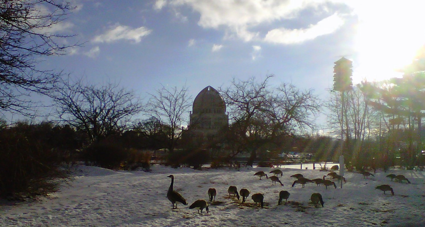 Bahai Temple from Gillson Park