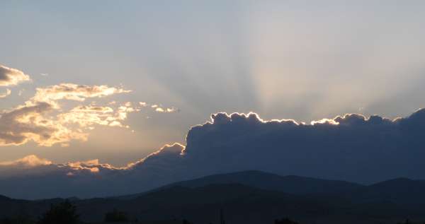 Sunset over Helena