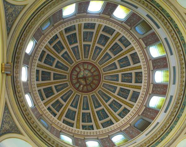 Montana State Capitol Rotunda Ceiling