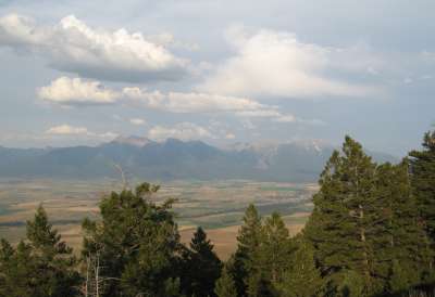 Looking over Glacial Lake Missoula