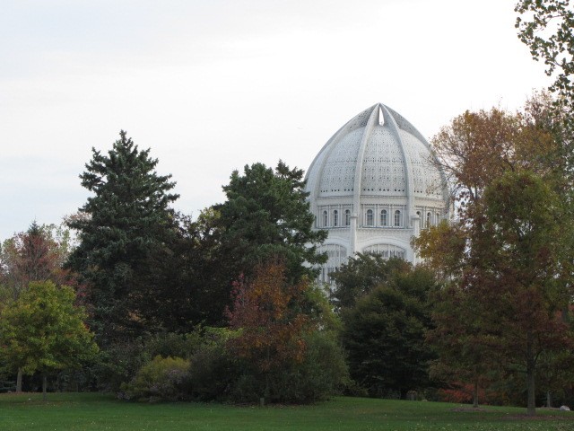 Bahai Temple Awaiting Winter in Wilmette