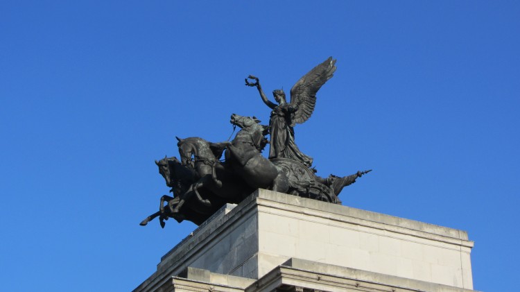 The Quadriga at the Wellington Arch in Green Park